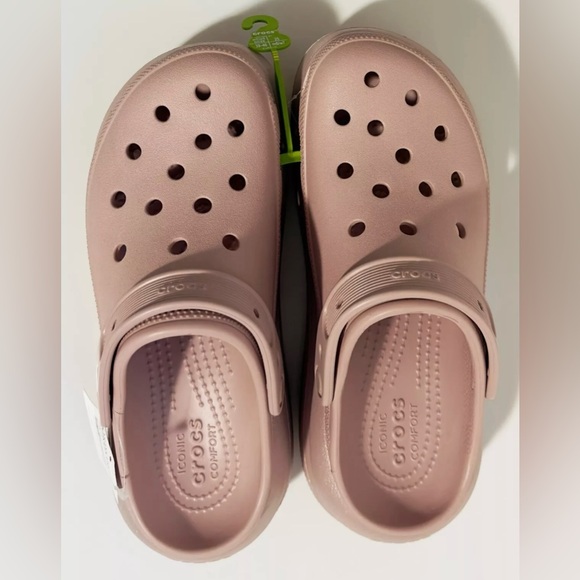 Crocs Gender Inclusive Classic Crush Shimmer Clogs Size 10 Womens / 8 Mens Pink - Picture 5 of 7